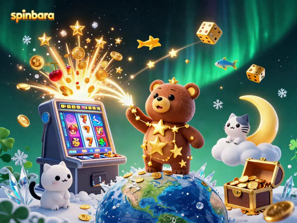 Engage with thrilling spins and jackpot wins at Spinbara Casino while enjoying dynamic gaming visuals.
